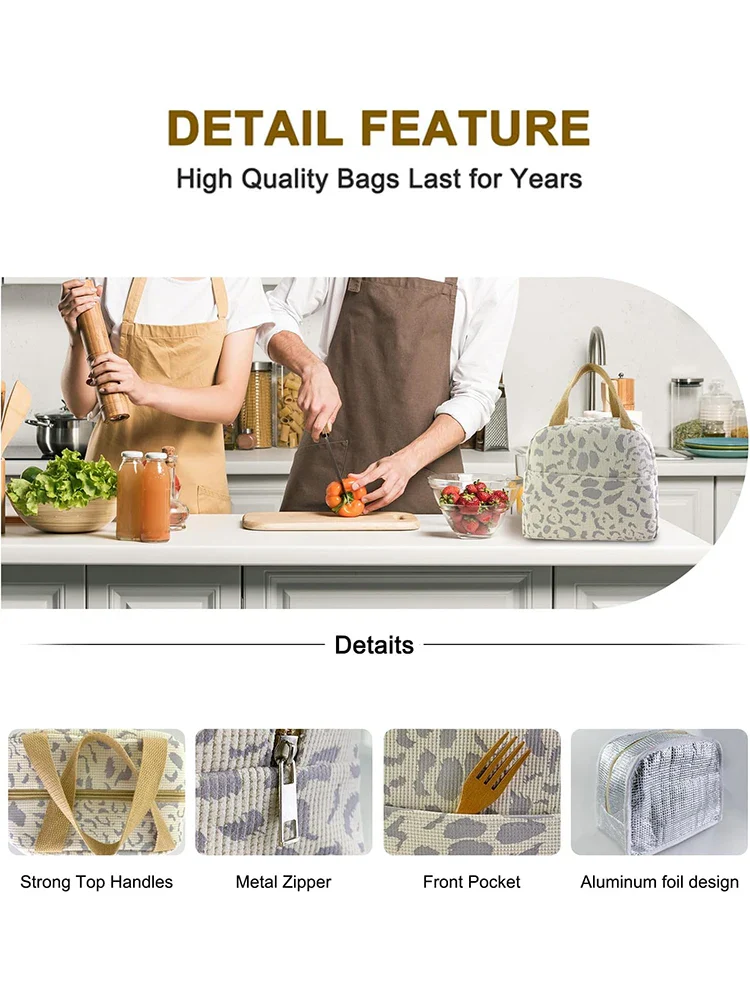 1 Pack of Ink Pattern Insulation Bag, Bento Bag, Lunch Box Bag, Outdoor Travel Ice Pack, Picnic Bag, Lunch Bag - Image 11