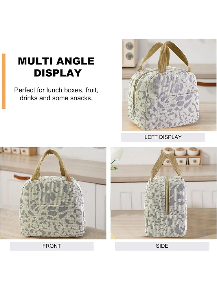 1 Pack of Ink Pattern Insulation Bag, Bento Bag, Lunch Box Bag, Outdoor Travel Ice Pack, Picnic Bag, Lunch Bag - Image 12