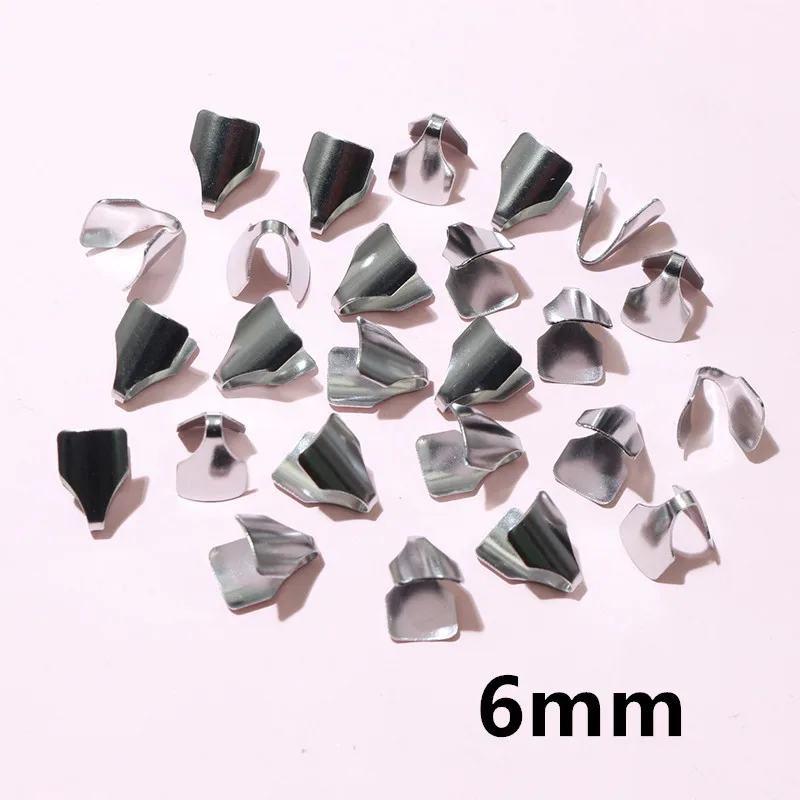 Stainless Steel Crimp End Caps – Flat Cord Beads for Jewelry Making (2–7mm, 100pcs) - Image 17
