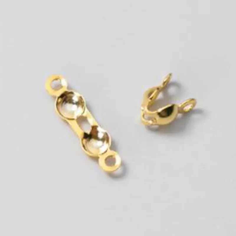 925 Sterling Silver End Beads & Crimp Clasps – 10pcs Jewelry Making Connectors - Image 13