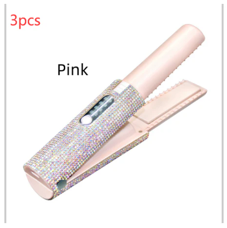 2-In-1 Electric USB Hair Straightening Brush Straightener Brush Multifunctional Comb Straightening Styler Hair Curler - Image 17