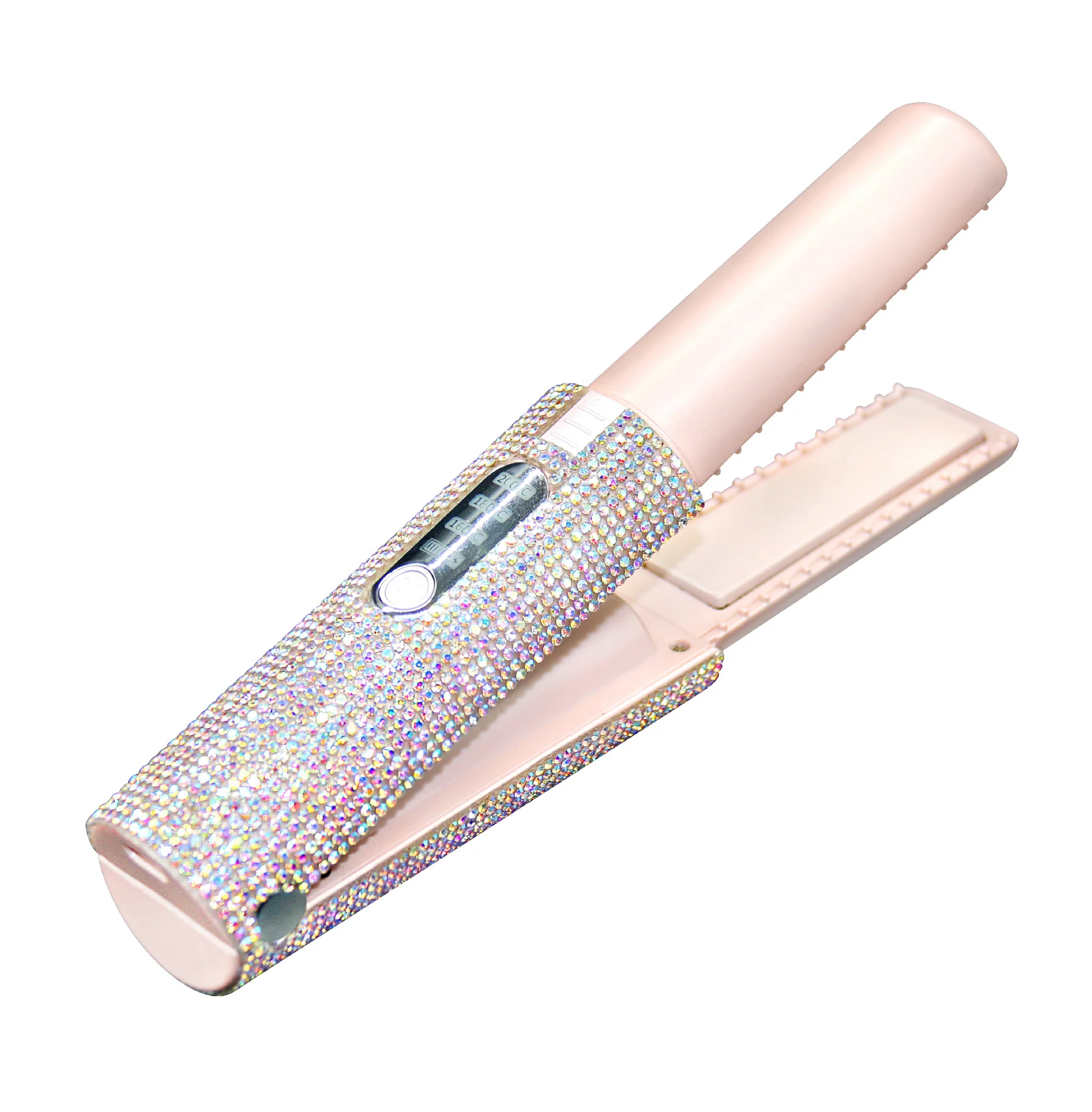 2-In-1 Electric USB Hair Straightening Brush Straightener Brush Multifunctional Comb Straightening Styler Hair Curler - Image 3