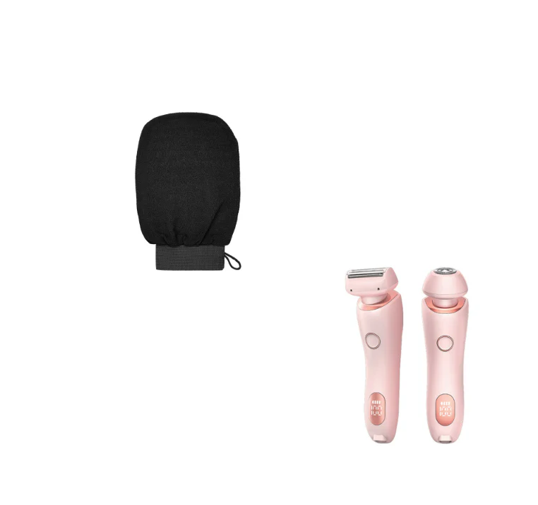 2 In 1 Hair Removal Epilator USB Rechargeable Trimmer Women Body Razor Face Leg Armpit Bikini Hand Pubic Shaver Hair Remover - Image 17