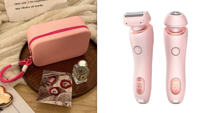 2 In 1 Hair Removal Epilator USB Rechargeable Trimmer Women Body Razor Face Leg Armpit Bikini Hand Pubic Shaver Hair Remover - Image 22