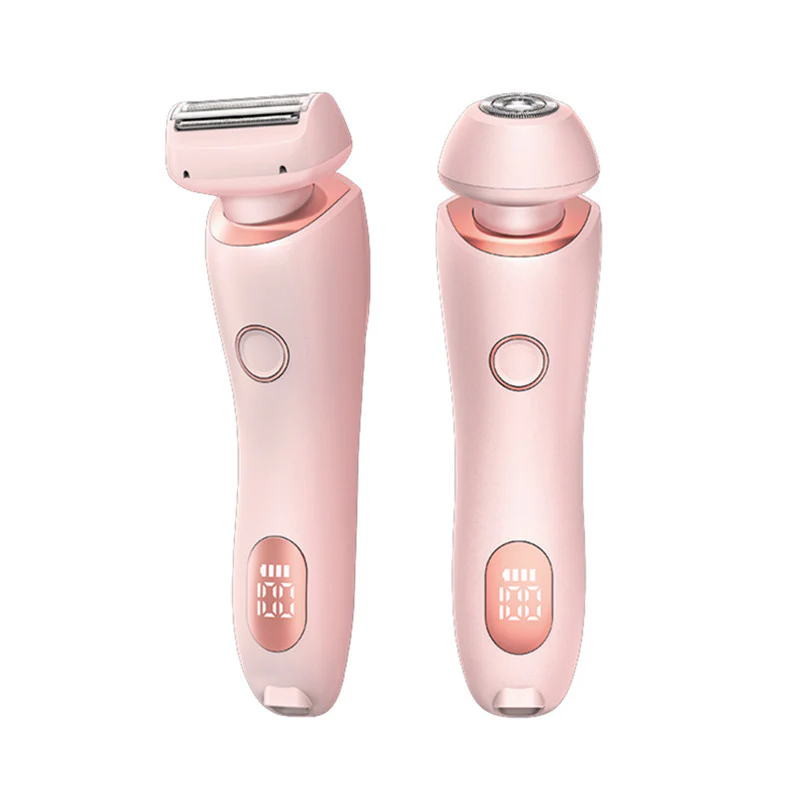 2 In 1 Hair Removal Epilator USB Rechargeable Trimmer Women Body Razor Face Leg Armpit Bikini Hand Pubic Shaver Hair Remover - Image 24