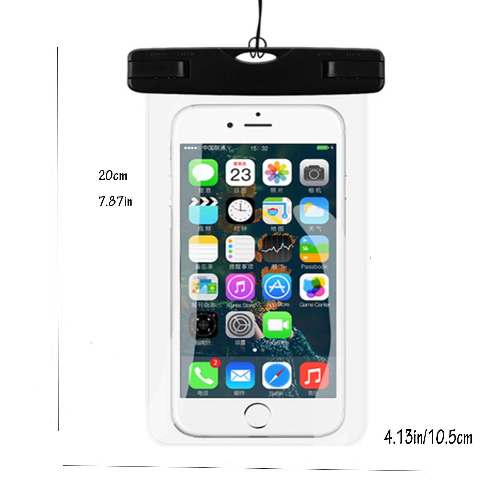 2 Packs Waterproof Phone Pouch For Drifting Diving Swimming, Underwater Dry Bag Case Cover For Phone - Image 2