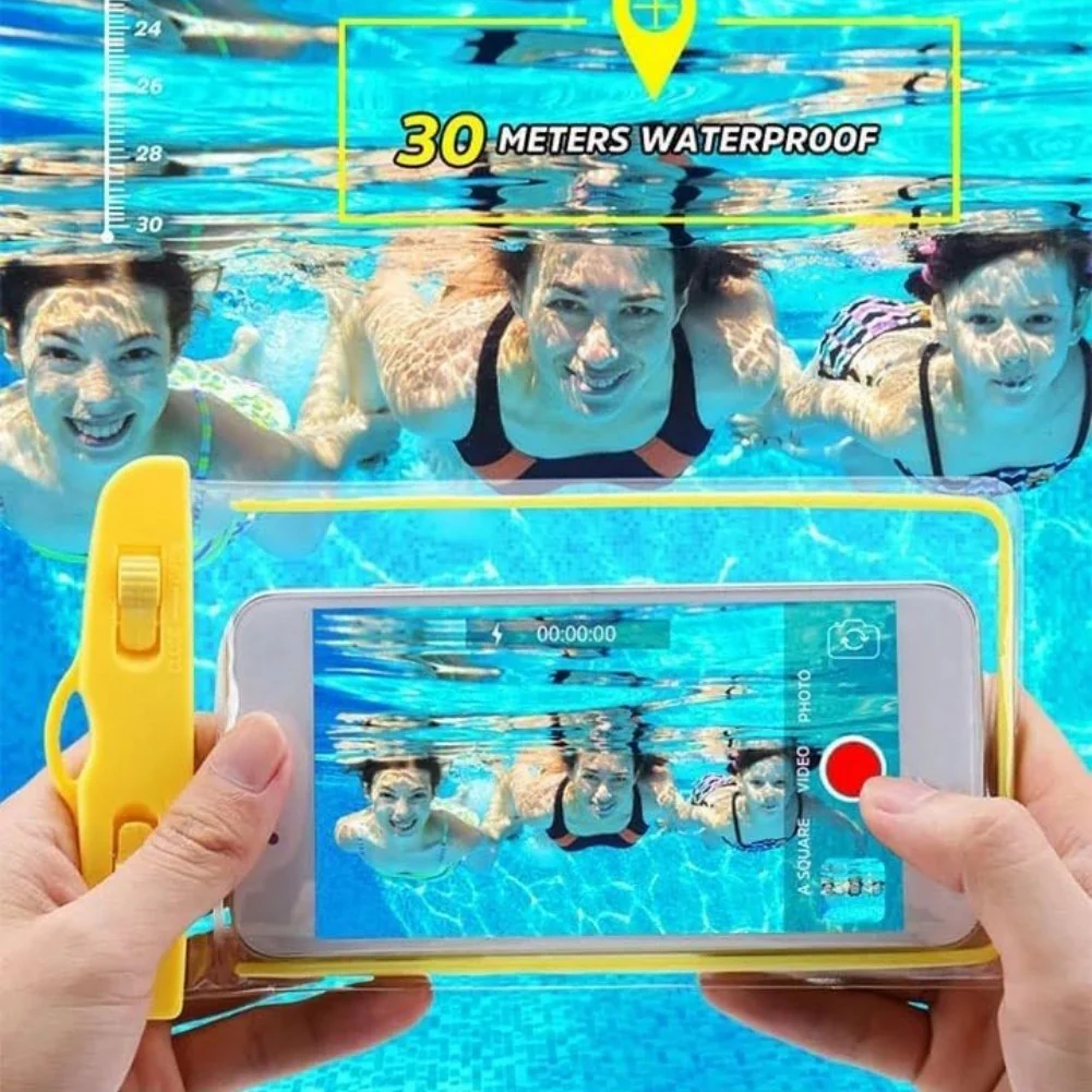 2 Packs Waterproof Phone Pouch For Drifting Diving Swimming, Underwater Dry Bag Case Cover For Phone - Image 3