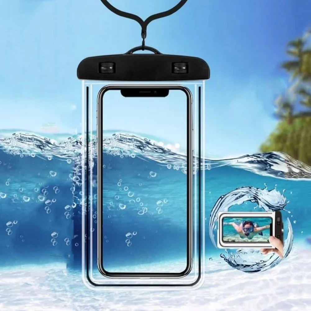 2 Packs Waterproof Phone Pouch For Drifting Diving Swimming, Underwater Dry Bag Case Cover For Phone - Image 4