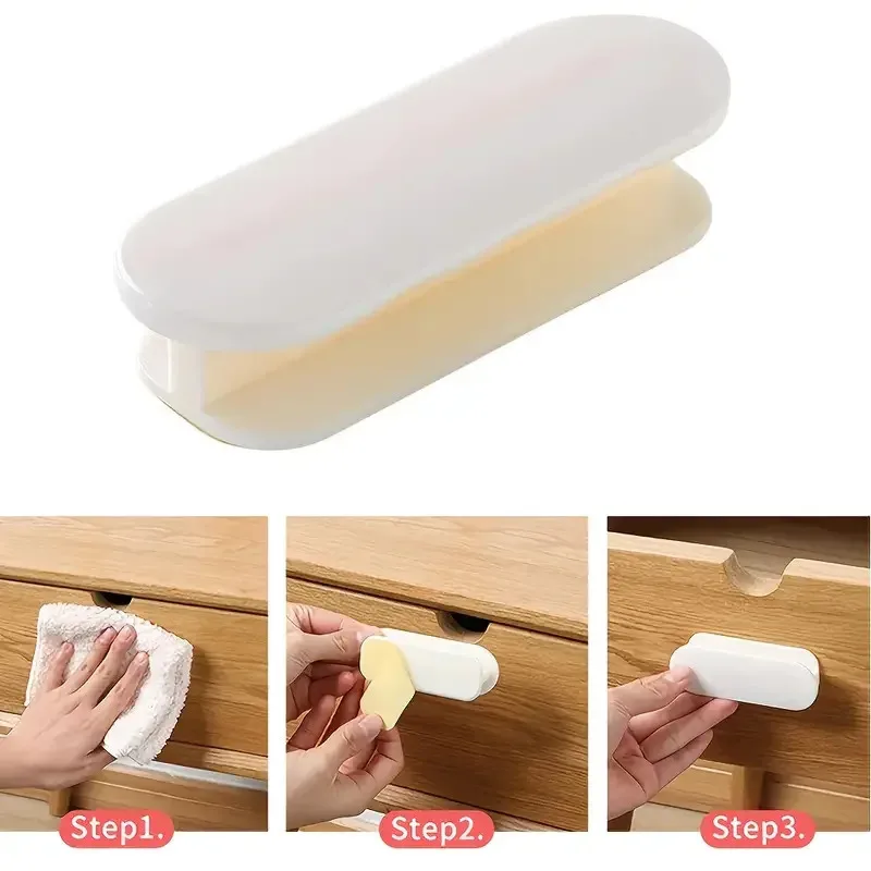2 PCS Self Adhesive Handles for Window Cabinet Drawer Ideal for Door Wardrobe Sliding Door Organizing Auxiliary Device - Image 41