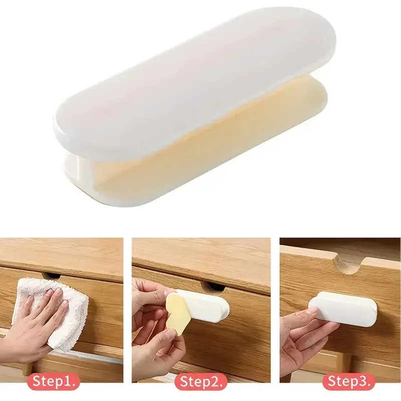 2 PCS Self Adhesive Handles for Window Cabinet Drawer Ideal for Door Wardrobe Sliding Door Organizing Auxiliary Device - Image 42
