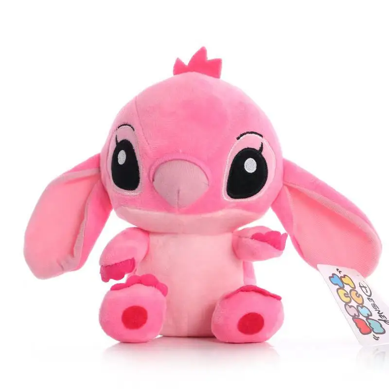 20cm Original Plush Stitch Baby Movie Cartoon Model Doll Children Action Figures Stuffed Toys Pendant Gifts - Image 4