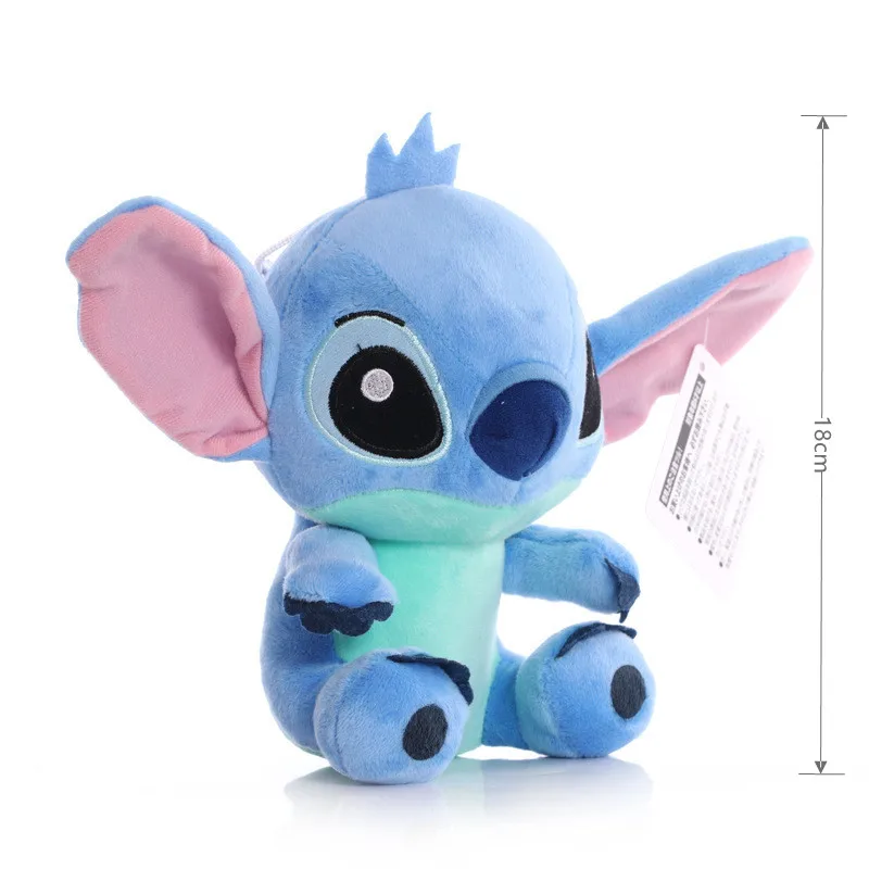 20cm Original Plush Stitch Baby Movie Cartoon Model Doll Children Action Figures Stuffed Toys Pendant Gifts - Image 7