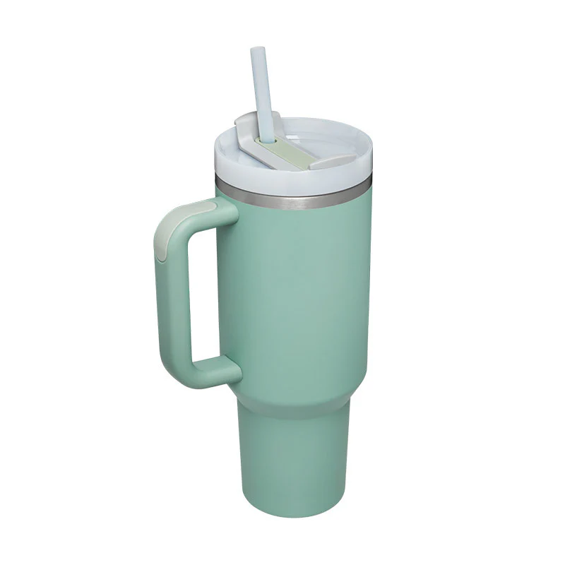 40 Oz Tumbler With Handle Straw Insulated, Stainless Steel Spill Proof Vacuum Coffee Cup Tumbler With Lid Tapered Mug Gifts For Valentine Lover Suitable For Car Gym Office Travel - Image 14