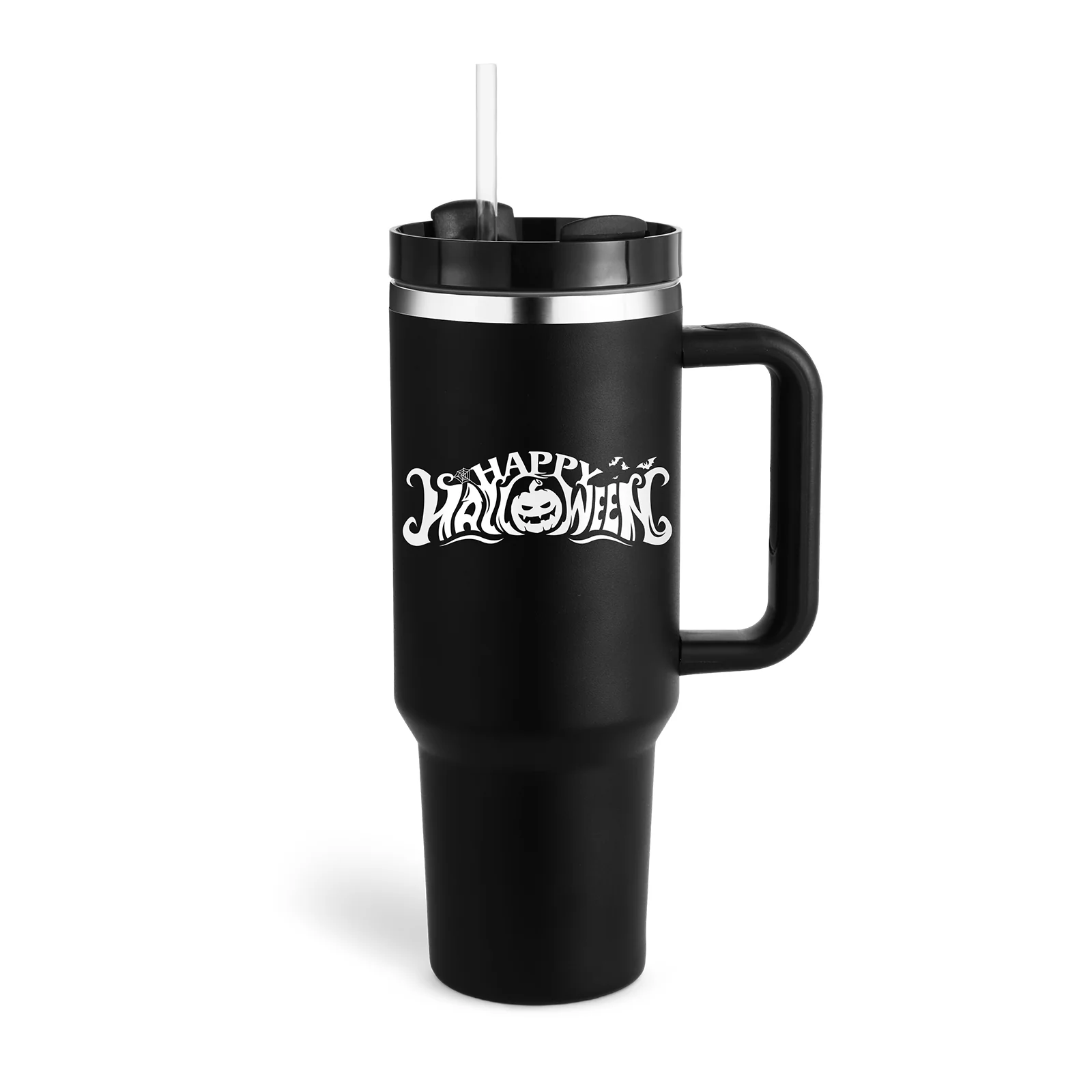 40 Oz Tumbler With Handle Straw Insulated, Stainless Steel Spill Proof Vacuum Coffee Cup Tumbler With Lid Tapered Mug Gifts For Valentine Lover Suitable For Car Gym Office Travel - Image 16