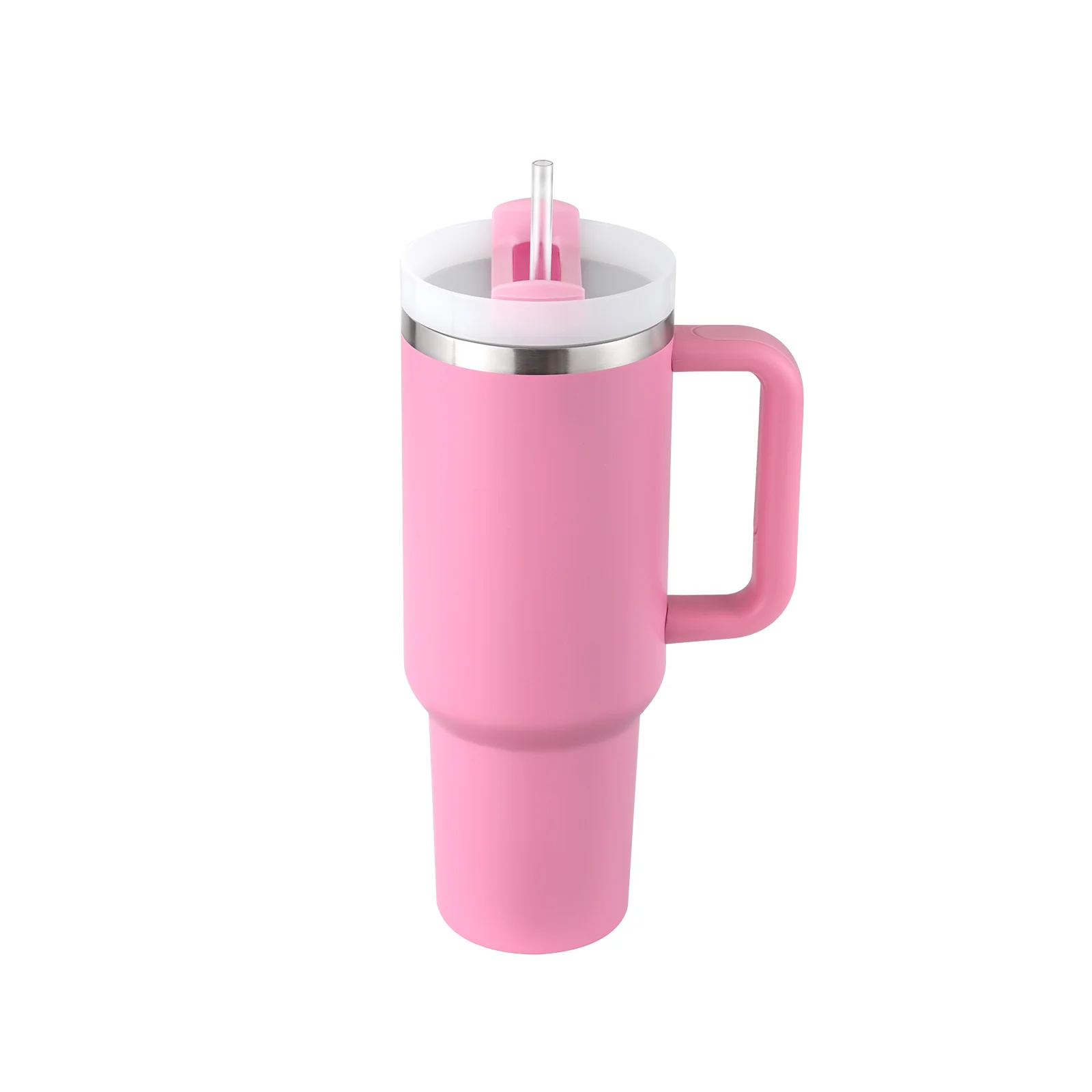 40 Oz Tumbler With Handle Straw Insulated, Stainless Steel Spill Proof Vacuum Coffee Cup Tumbler With Lid Tapered Mug Gifts For Valentine Lover Suitable For Car Gym Office Travel - Image 27