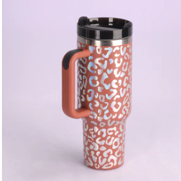 40 Oz Tumbler With Handle Straw Insulated, Stainless Steel Spill Proof Vacuum Coffee Cup Tumbler With Lid Tapered Mug Gifts For Valentine Lover Suitable For Car Gym Office Travel - Image 35