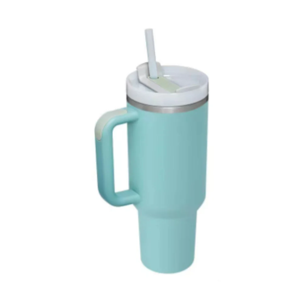 40 Oz Tumbler With Handle Straw Insulated, Stainless Steel Spill Proof Vacuum Coffee Cup Tumbler With Lid Tapered Mug Gifts For Valentine Lover Suitable For Car Gym Office Travel - Image 36