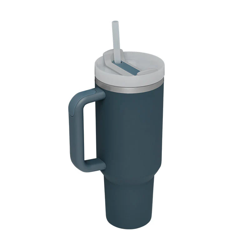 40 Oz Tumbler With Handle Straw Insulated, Stainless Steel Spill Proof Vacuum Coffee Cup Tumbler With Lid Tapered Mug Gifts For Valentine Lover Suitable For Car Gym Office Travel - Image 37