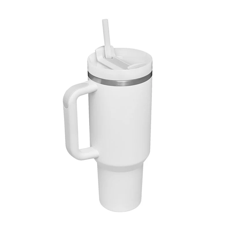 40 Oz Tumbler With Handle Straw Insulated, Stainless Steel Spill Proof Vacuum Coffee Cup Tumbler With Lid Tapered Mug Gifts For Valentine Lover Suitable For Car Gym Office Travel - Image 40