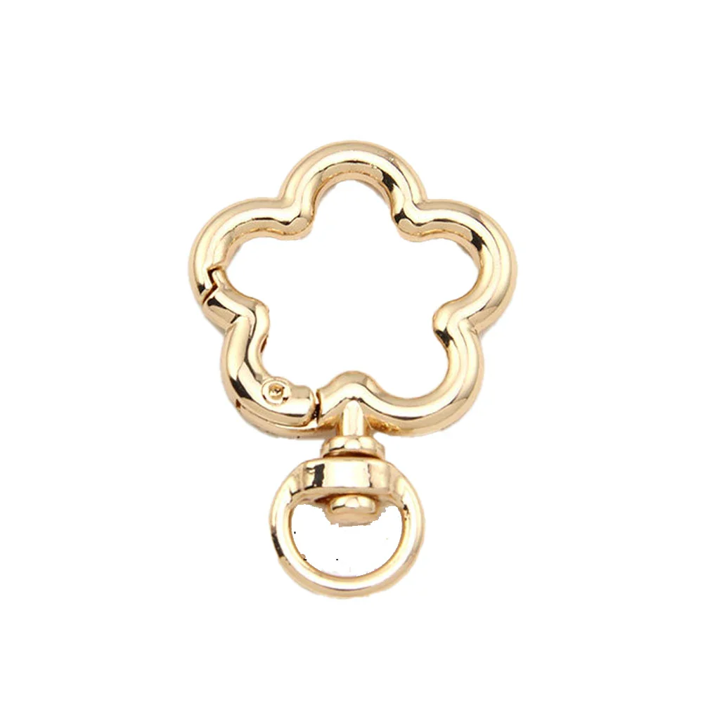 Flower Metal Lobster Claw Clasps – Swivel Snap Hooks for Bags & Keychains (5pcs) - Image 15