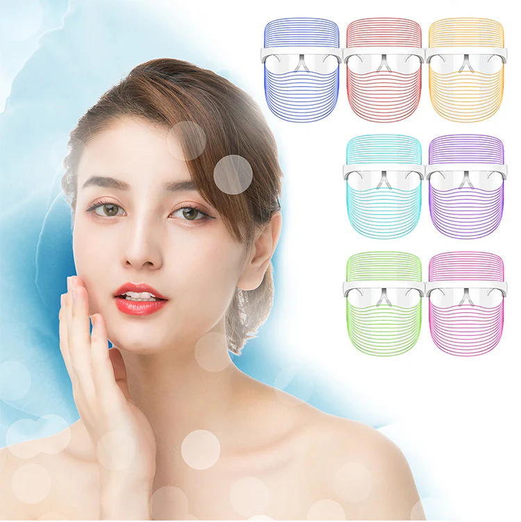 7 Color LED Mask Red Light Therapy Skin Rejuvenation Massager Beauty Home Skin Face Whitening Anti Aging SPA Device - Image 4