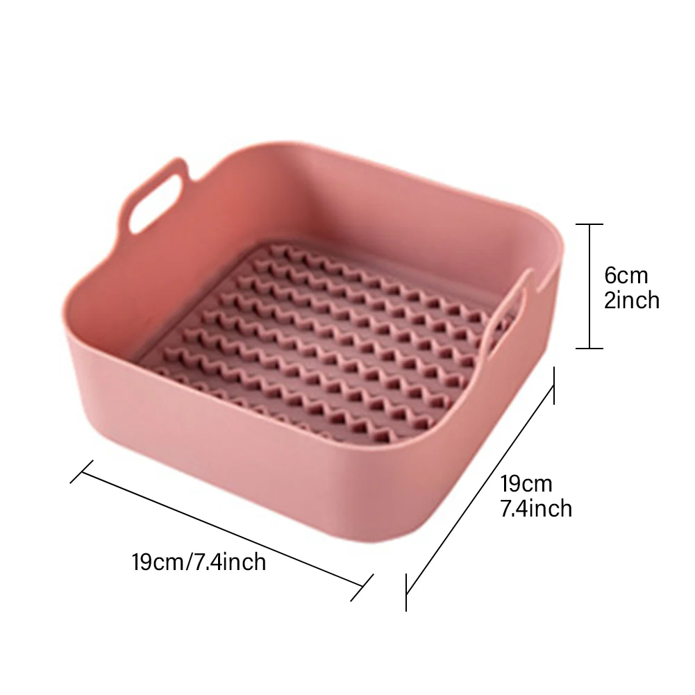 Air Fryer Silicone Pot Replacement Of Parchment Paper Liners No More Cleaning Basket After Using The Air Fryer Food Safe Air Fryers Oven Accessories - Image 10