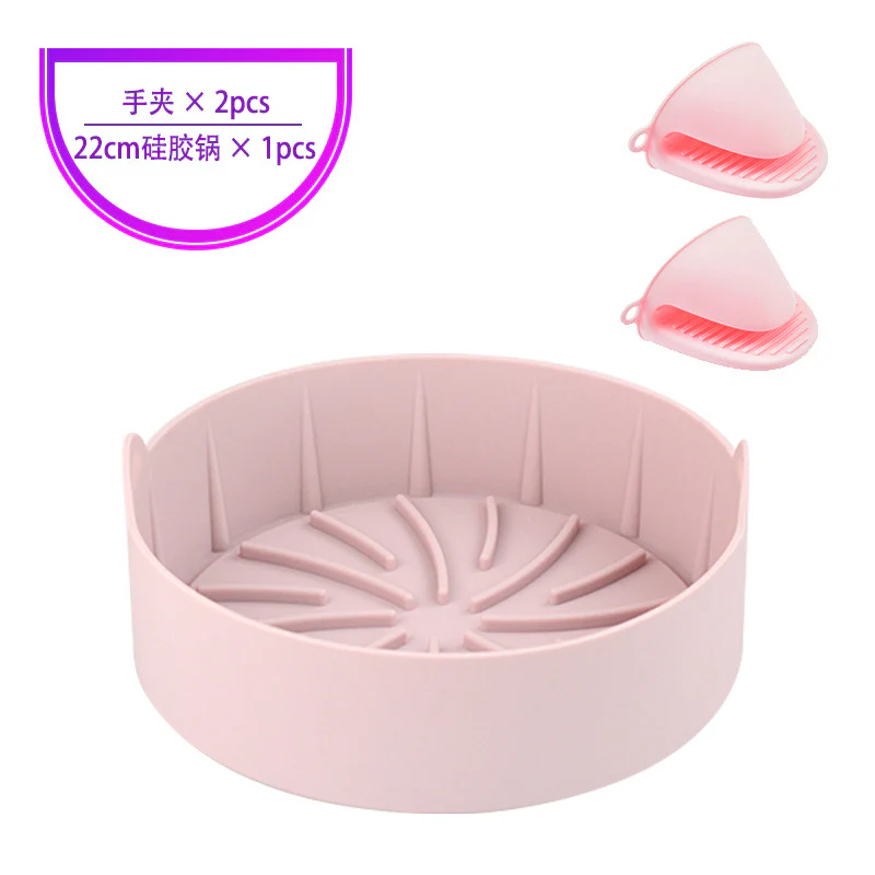 Air Fryer Silicone Pot Replacement Of Parchment Paper Liners No More Cleaning Basket After Using The Air Fryer Food Safe Air Fryers Oven Accessories - Image 14
