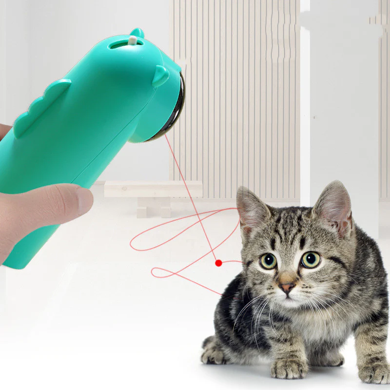 Automatic Laser Cat Pole Toy LED Red Laser Toy - Image 2