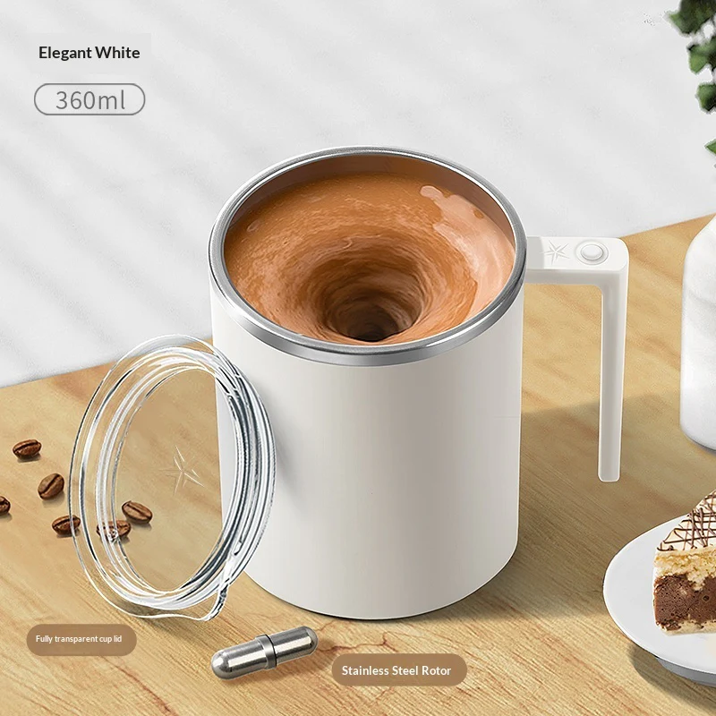 Automatic Stirring Cup Electric Rechargeable Coffee Mug - Image 5