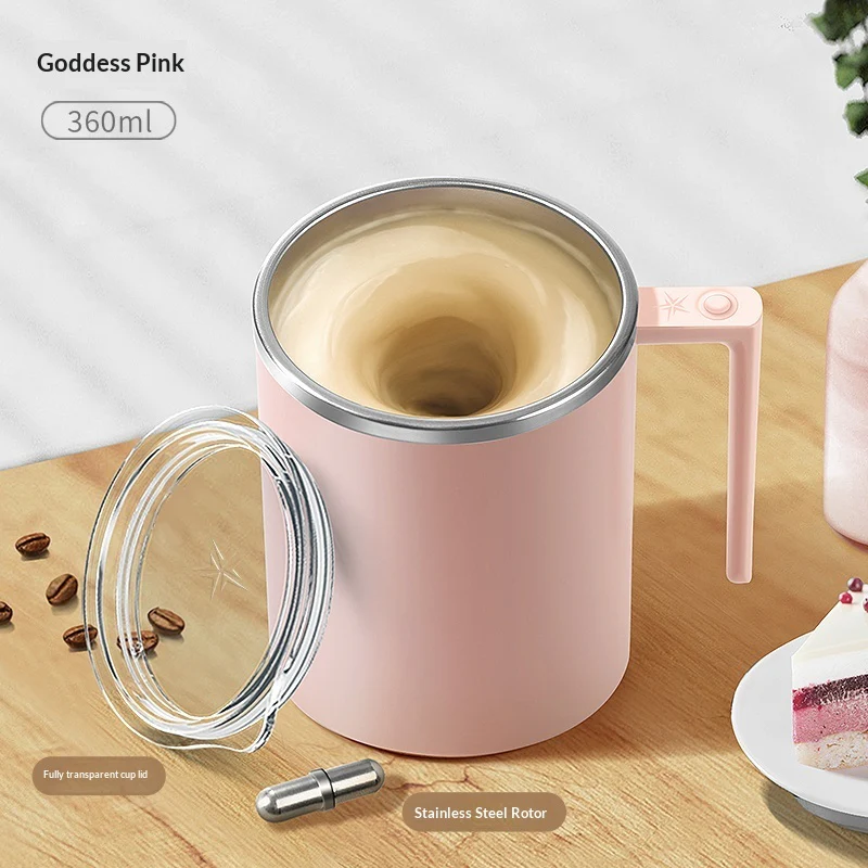 Automatic Stirring Cup Electric Rechargeable Coffee Mug - Image 7