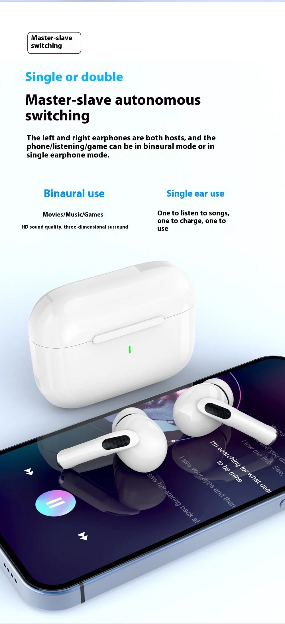 Bluetooth Headset A5 Series Full-function Configuration In-ear - Image 4
