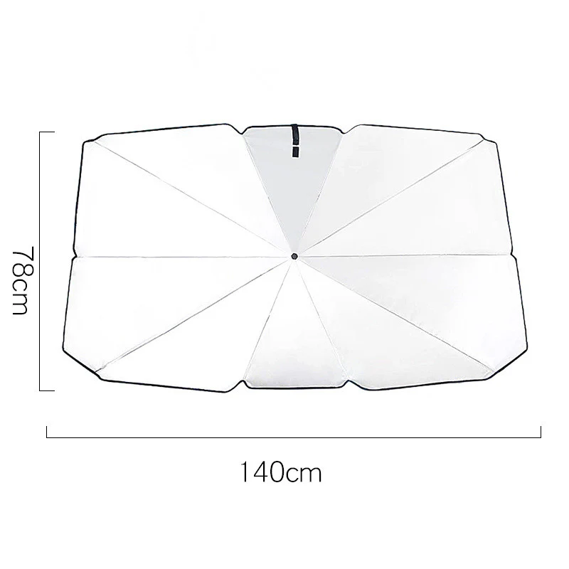 Car Sun Shade Cover Auto Sunshade Covers Interior Winscreen Front Windshield Sun UV Protector Windscreen Parasol Car Sunshade - Image 5