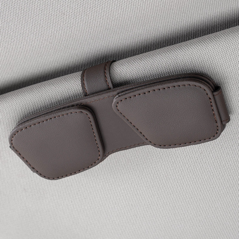 Car Sun Visor Storage Box Car Sunglasses Holder Multi-function Card Clip - Image 5