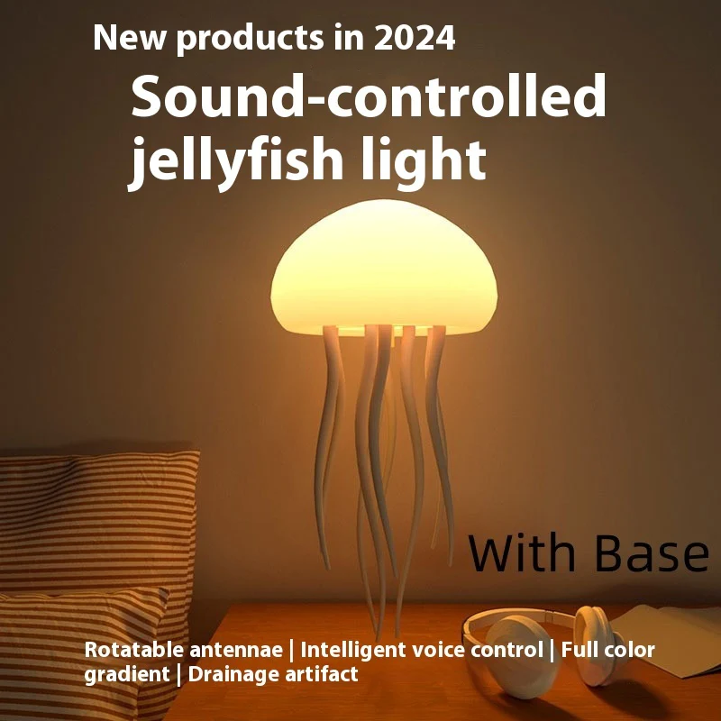LED Jellyfish Mood Lamp – Night Light for Bedroom & Desk - Image 8