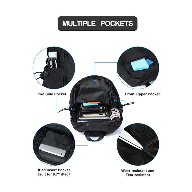 Crossbody Bag Usb Rechargeable Casual Sports - Image 3