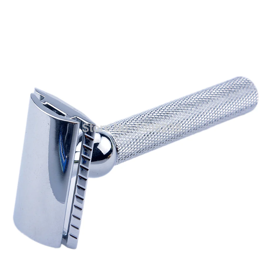 CSB Shaving Set Double Edge Safety Shaving Razor Men Badger Hair Brush Chrome Stand Mug Bowl Soap Kit 10 Free Blades - Image 3