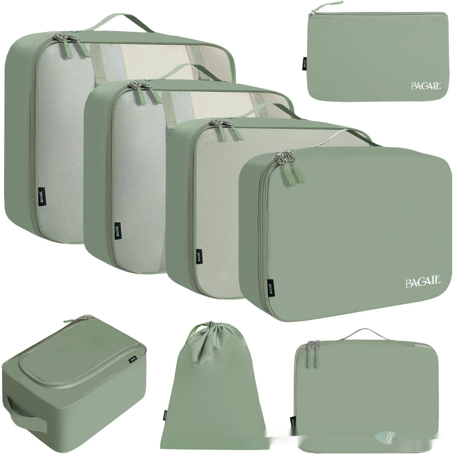 Cubic Eight-piece Set Travel Set Packing Bags Underwear - Image 11