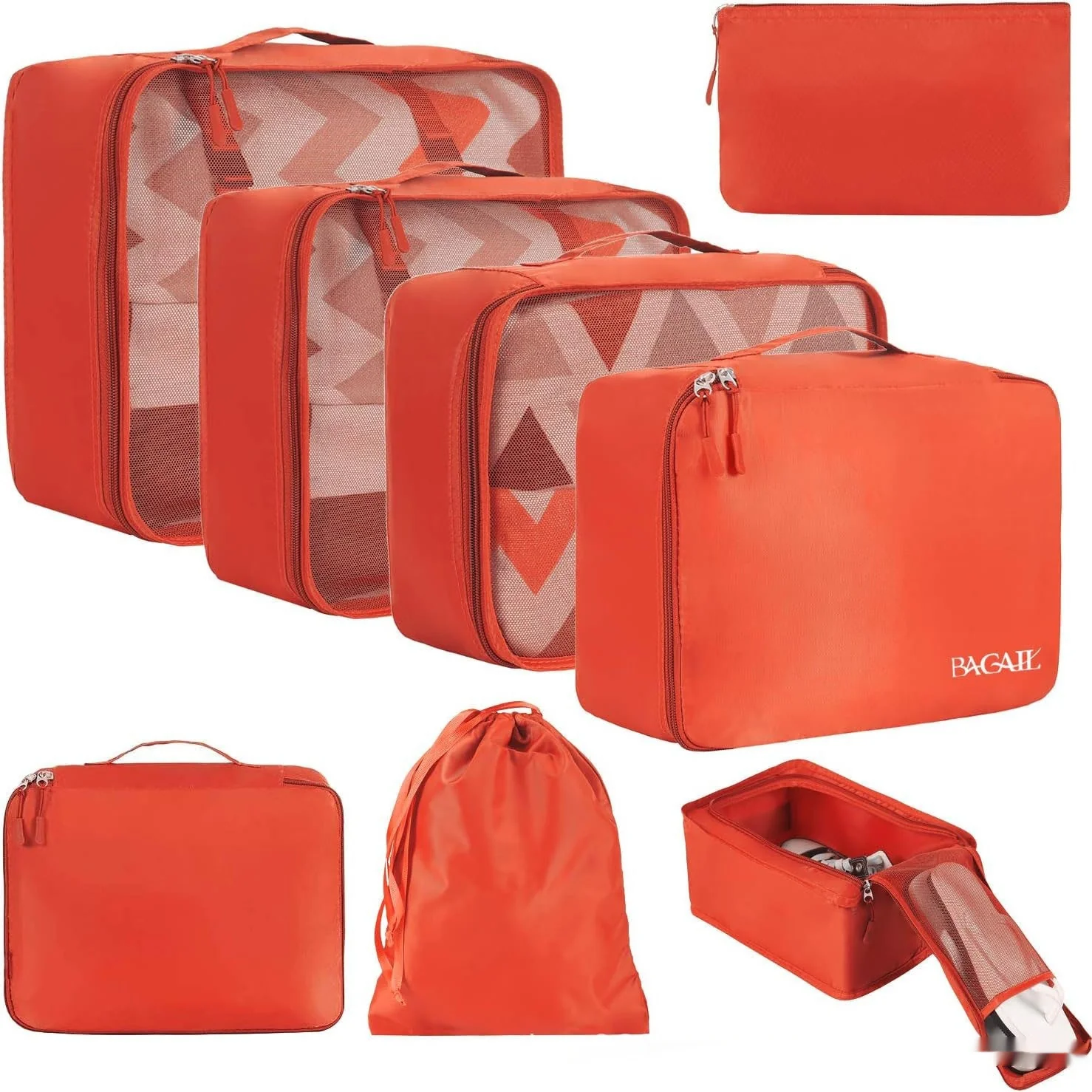 Cubic Eight-piece Set Travel Set Packing Bags Underwear - Image 12