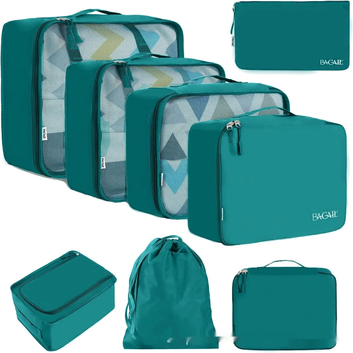 Cubic Eight-piece Set Travel Set Packing Bags Underwear - Image 16