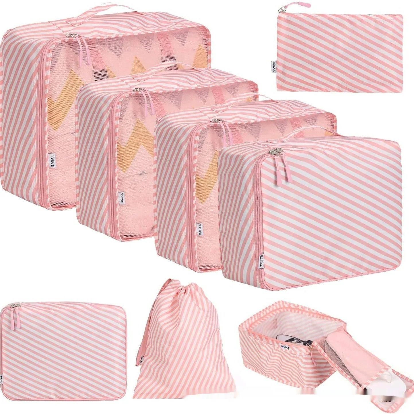 Cubic Eight-piece Set Travel Set Packing Bags Underwear - Image 17