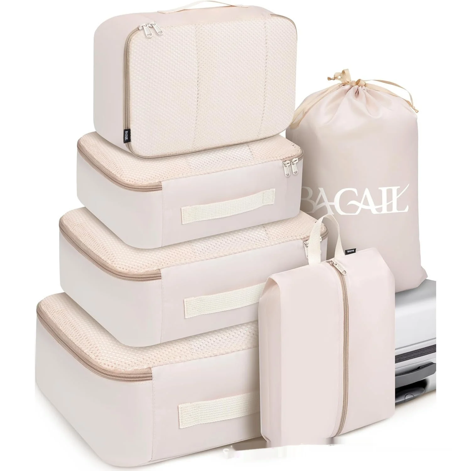 Cubic Eight-piece Set Travel Set Packing Bags Underwear - Image 2