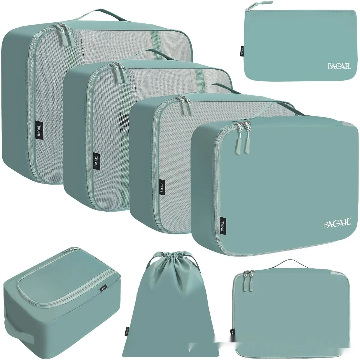 Cubic Eight-piece Set Travel Set Packing Bags Underwear - Image 6