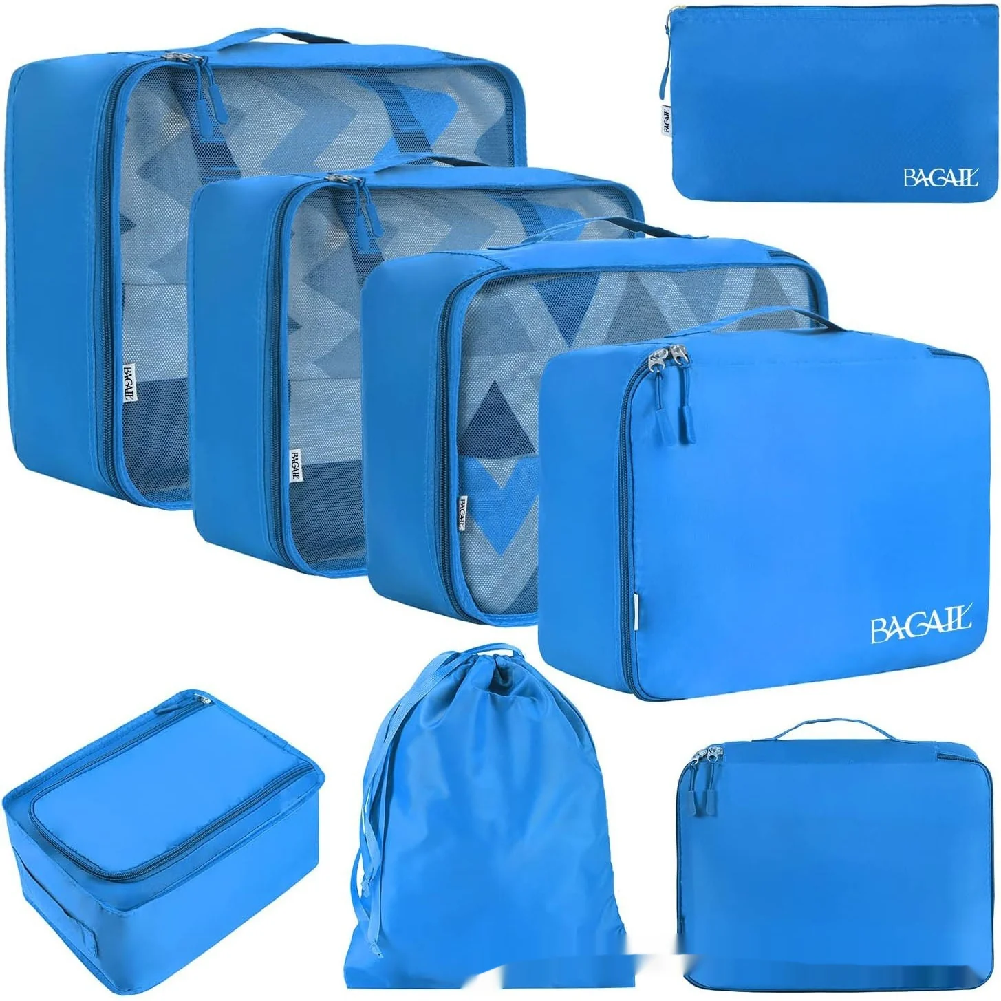 Cubic Eight-piece Set Travel Set Packing Bags Underwear - Image 9
