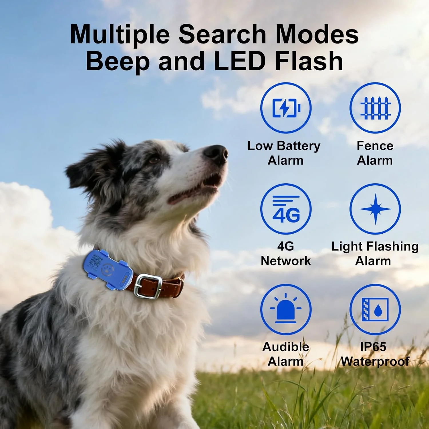 Dog GPS Tracker Real Time, Anti-Lost Pet Tracker With Geofence, Flash Light And Sound Alarm, Unlimited Distance Tracking, Fits Most Pet Collars, Subscription Required - Image 8