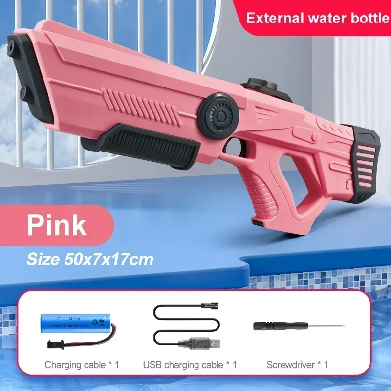 Electric Automatic Water Storage Gun Toys Portable Children Summer Beach Outdoor Fight Fantasy Spray Gun Toys Boy Kid Adult Game - Image 15