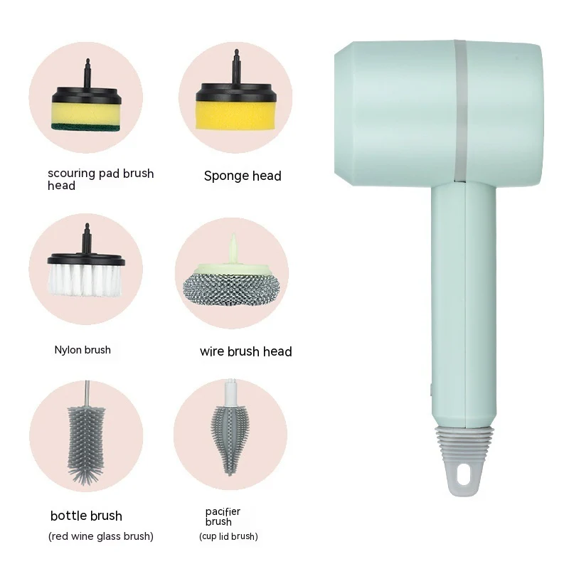 Electric Cleaning Brush – Wireless Rechargeable Scrubber - Image 13