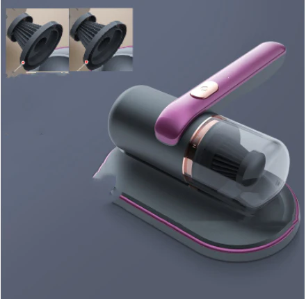 Electric UV Mite Remover Household Bed Mattress Sofa Pillows Mite Removal Instrument Waterproof Mini Vacuum Cleaner Lint Remover - Image 22