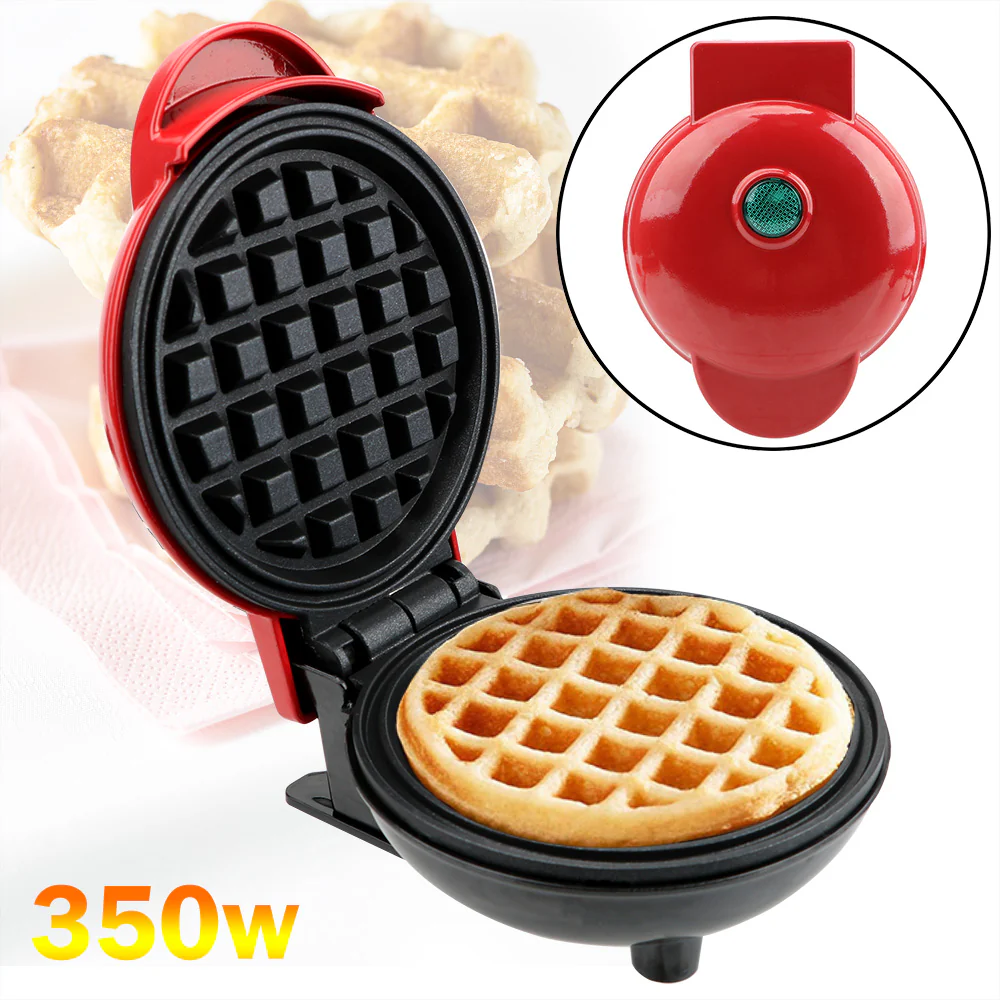 Electric Waffle Maker Machine EU Plug Mini Eggette Breakfast Pot Pan Bubble Egg Cake Oven Waffle Molds - Image 3