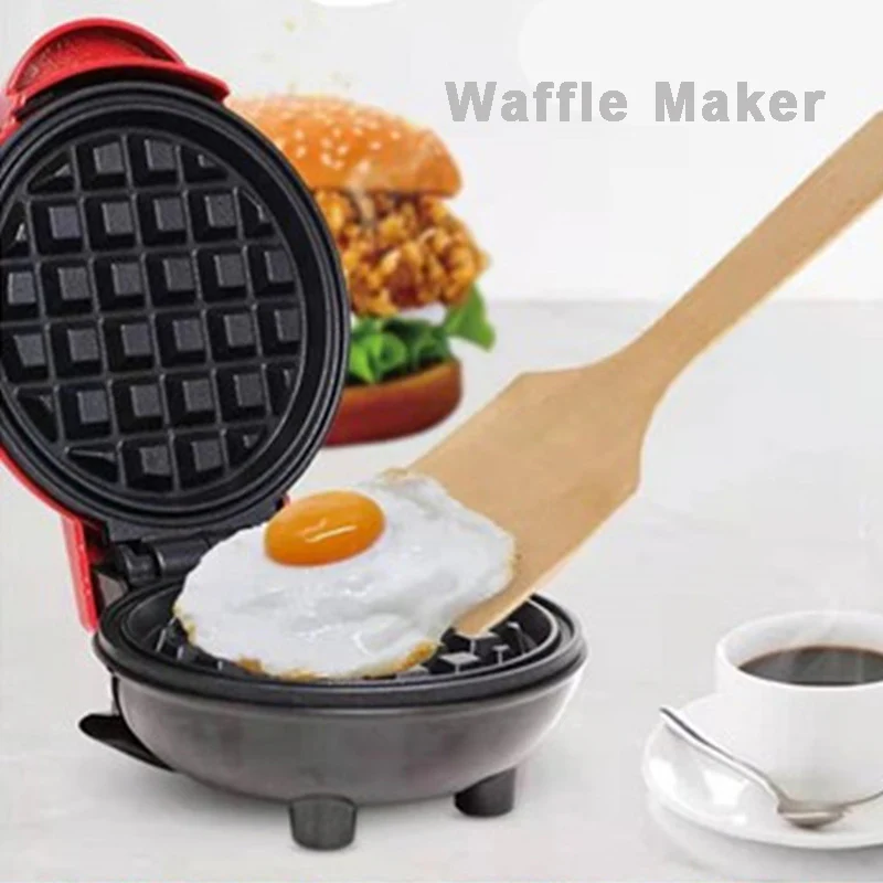Electric Waffle Maker Machine EU Plug Mini Eggette Breakfast Pot Pan Bubble Egg Cake Oven Waffle Molds - Image 4
