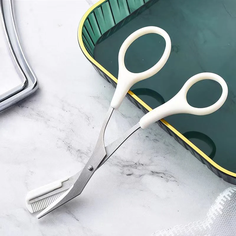 Eyebrow Trimming Knife With Comb Curved Moon Small Beauty Supplies Gadgets - Image 10